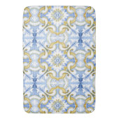 Mediterrane tegels, majolica, Siciliaanse stijl Badmat (Voorkant Verticaal)