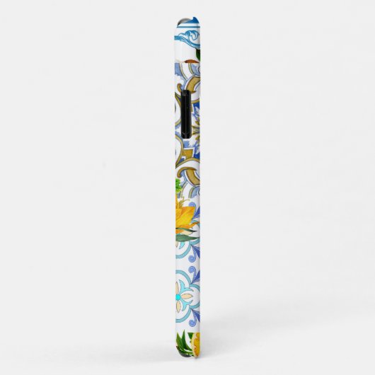 Mediterrane tegels, majolica, Siciliaanse stijl Case-Mate iPhone Case (Achterkant/rechts)