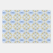 Mediterrane tegels, majolica, Siciliaanse stijl Inpakpapier Vel (Voorkant 2)