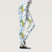 Mediterrane tegels, majolica, Siciliaanse stijl Leggings (Rechts)