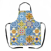 Mediterrane tegels, majolica, Siciliaanse stijl