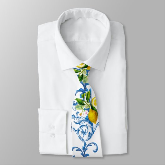 Mediterrane tegels, majolica, Siciliaanse stijl Stropdas (Gebonden)