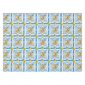 Mediterrane tegels, majolica, Siciliaanse stijl Tafelkleed (Voorkant (Horizontaal))