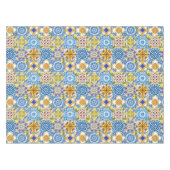 Mediterrane tegels, majolica, Siciliaanse stijl Tafelkleed (Voorkant (Horizontaal))