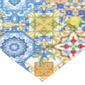 Mediterrane tegels, majolica, Siciliaanse stijl Tafelkleed (Gekanteld)