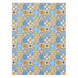Mediterrane tegels, majolica, Siciliaanse stijl Tafelkleed