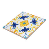 Mediterrane tegels, majolica, Siciliaanse stijl Tegeltje (Zijkant)