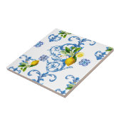 Mediterrane tegels, majolica, Siciliaanse stijl Tegeltje (Zijkant)