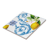 Mediterrane tegels, majolica, Siciliaanse stijl Tegeltje (Zijkant)