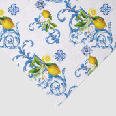 Mediterrane tegels, majolica, Siciliaanse stijl Tissuepapier (Detail)