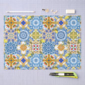 Mediterrane tegels, majolica, Siciliaanse stijl Tissuepapier (Craft)