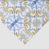 Mediterrane tegels, majolica, Siciliaanse stijl Tissuepapier (Detail)