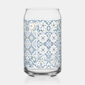 Mediterrane Tegels, Marokkaans, Majolica, Azulejo Blikvorm Glas (Voorkant)