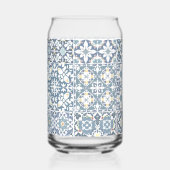 Mediterrane Tegels, Marokkaans, Majolica, Azulejo Blikvorm Glas (Voorkant)