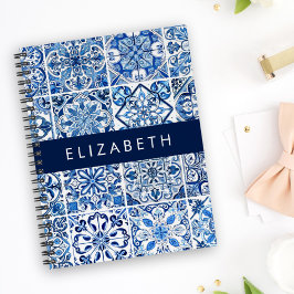 Mediterrane Tegels, Portugees, Azulejo, Jouw naam Planner