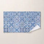 Mediterrane Tegels, Portugees, Azulejo, Majolica Bad Handdoek (Handdoek)