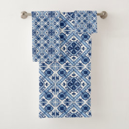 Mediterrane Tegels, Portugees, Azulejo, Majolica Bad Handdoek