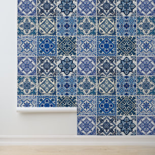 Mediterrane Tegels, Portugees, Azulejo, Majolica Behang