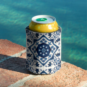 Mediterrane Tegels, Portugees, Azulejo, Majolica Blikjeskoeler