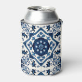 Mediterrane Tegels, Portugees, Azulejo, Majolica Blikjeskoeler (Blikje Voorkant)