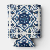 Mediterrane Tegels, Portugees, Azulejo, Majolica Blikjeskoeler (Achterkant)