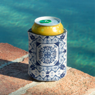 Mediterrane Tegels, Portugees, Azulejo, Majolica Blikjeskoeler