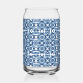 Mediterrane Tegels, Portugees, Azulejo, Majolica Blikvorm Glas (Voorkant)