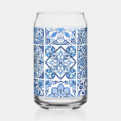 Mediterrane Tegels, Portugees, Azulejo, Majolica Blikvorm Glas (Links)