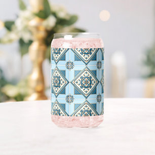 Mediterrane Tegels, Portugees, Azulejo, Majolica Blikvorm Glas
