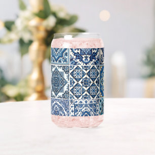 Mediterrane Tegels, Portugees, Azulejo, Majolica Blikvorm Glas