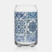 Mediterrane Tegels, Portugees, Azulejo, Majolica Blikvorm Glas (Rechts)