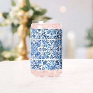 Mediterrane Tegels, Portugees, Azulejo, Majolica Blikvorm Glas
