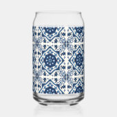 Mediterrane Tegels, Portugees, Azulejo, Majolica Blikvorm Glas (Achterkant)