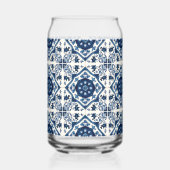 Mediterrane Tegels, Portugees, Azulejo, Majolica Blikvorm Glas (Links)