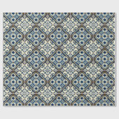 Mediterrane Tegels, Portugees, Azulejo, Majolica Cadeaupapier (Vlak)