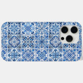 Mediterrane Tegels, Portugees, Azulejo, Majolica Case-Mate iPhone Case (Achterkant (horizontaal))