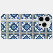 Mediterrane Tegels, Portugees, Azulejo, Majolica Case-Mate iPhone Case (Achterkant (horizontaal))