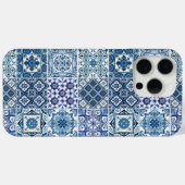 Mediterrane Tegels, Portugees, Azulejo, Majolica Case-Mate iPhone Case (Achterkant (horizontaal))