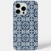 Mediterrane Tegels, Portugees, Azulejo, Majolica Case-Mate iPhone Case (Achterkant)