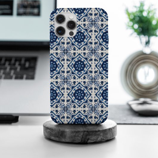 Mediterrane Tegels, Portugees, Azulejo, Majolica Case-Mate iPhone Case