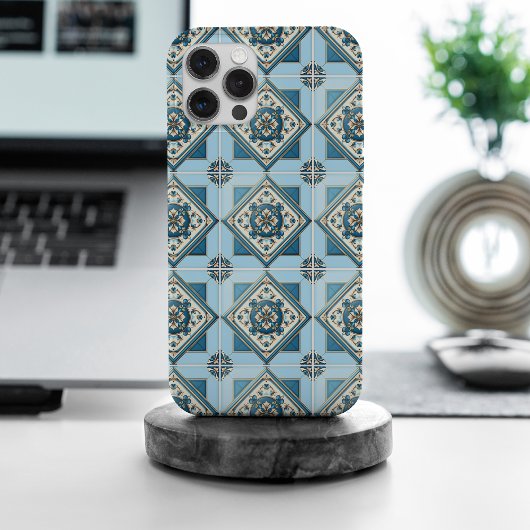 Mediterrane Tegels, Portugees, Azulejo, Majolica Case-Mate iPhone Case