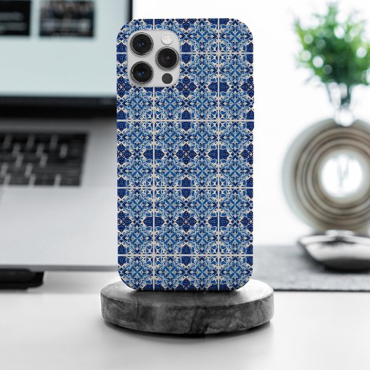 Mediterrane Tegels, Portugees, Azulejo, Majolica Case-Mate iPhone Case