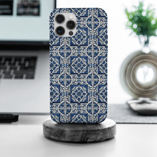 Mediterrane Tegels, Portugees, Azulejo, Majolica Case-Mate iPhone Case
