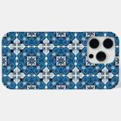 Mediterrane Tegels, Portugees, Azulejo, Majolica Case-Mate iPhone Case (Achterkant (horizontaal))