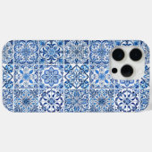 Mediterrane Tegels, Portugees, Azulejo, Majolica Case-Mate iPhone Case (Achterkant (horizontaal))