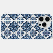 Mediterrane Tegels, Portugees, Azulejo, Majolica Case-Mate iPhone Case (Achterkant (horizontaal))