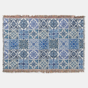 Mediterrane Tegels, Portugees, Azulejo, Majolica Deken