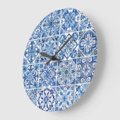 Mediterrane Tegels, Portugees, Azulejo, Majolica Grote Klok (Hoek)