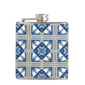 Mediterrane Tegels, Portugees, Azulejo, Majolica Heupfles (Voorkant)