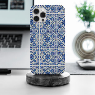 Mediterrane Tegels, Portugees, Azulejo, Majolica iPhone 15 Pro Max Case